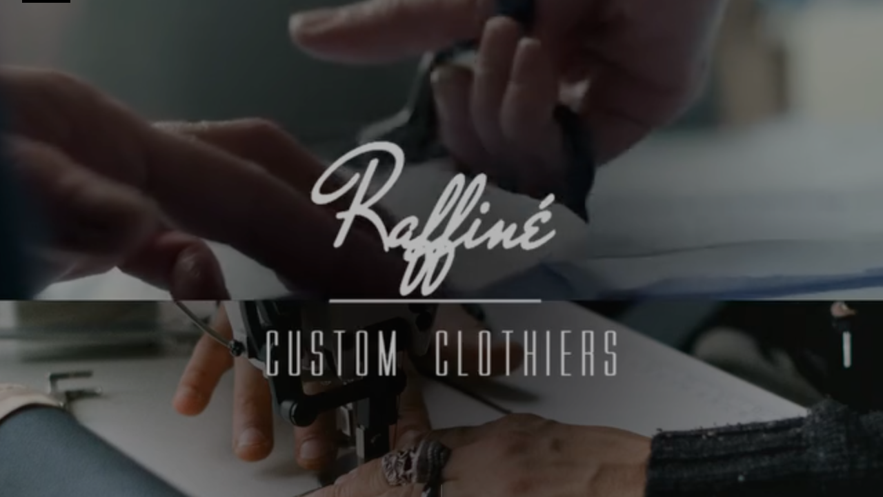 Raffiné Custom Clothiers website preview